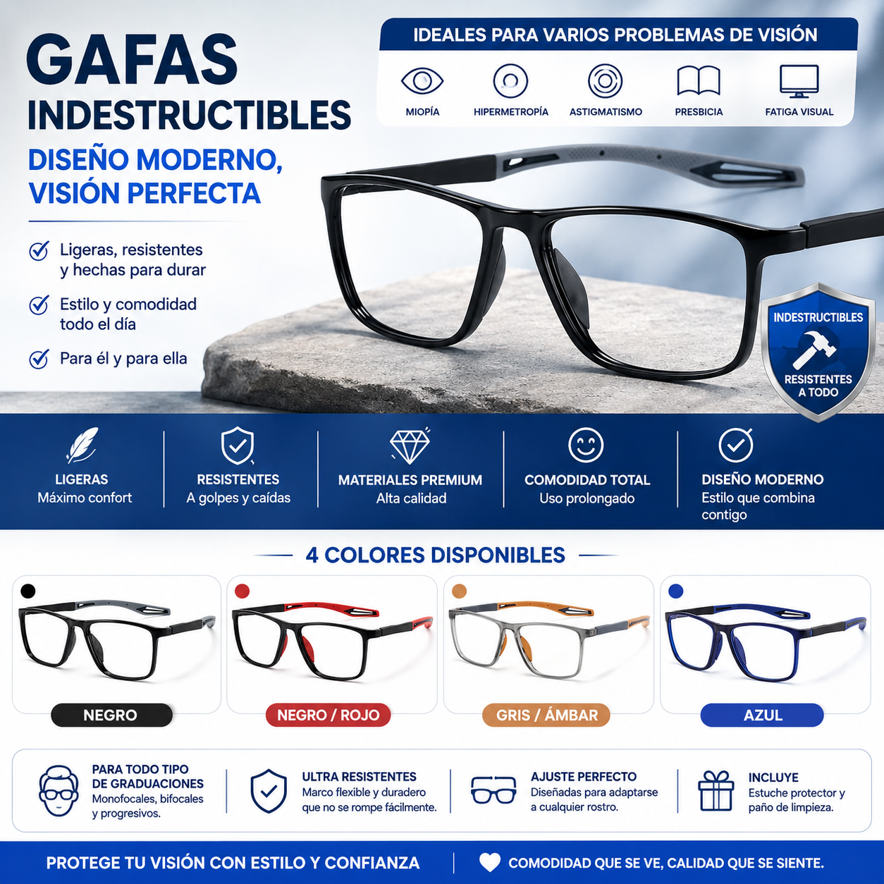 Lentes Enfokar Inteligentes HD 3X1